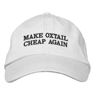 Gör om Oxtail-Billigten Broderad Keps