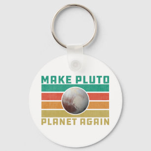 Gör om Pluto Planet till Retro Space-astronomi Nyckelring