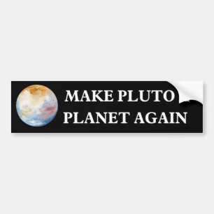 Gör om Pluto till en Planet-knapp Bildekal