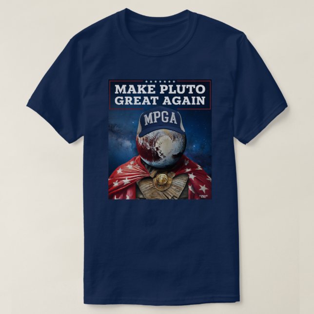 Gör om Pluto-Underbaren T Shirt (Design framsida)