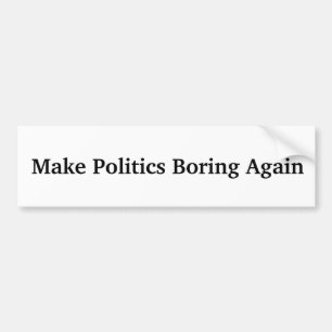 Gör om Politik Bildekal