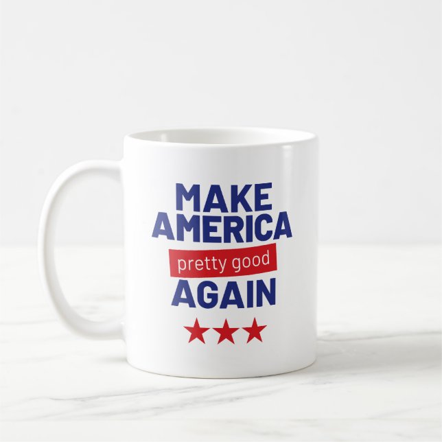 Gör om USA:s Söt Bra, Lilla Slogan Kaffemugg (Vänster)