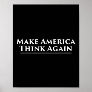 Gör om USA:s Tänka till antitrumpprotester Poster