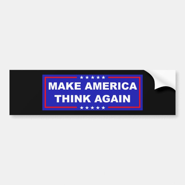 Gör om USA-Tänkan Bildekal (Framsidan)