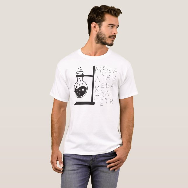 Gör om vetenskapen t shirt (Hel framsida)