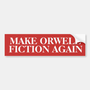 Gör Orwell fiktion igen Bildekal