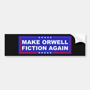 Gör Orwell till fiktion igen Bildekal