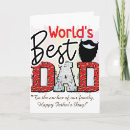 "Gör Pappa Extra Speciell!" Tack Kort