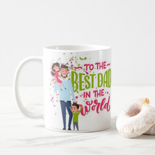 Gör Pappa sjömil unikt Fars dag Kaffemugg (Med munk)