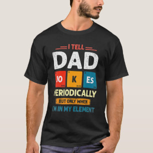 Gör Pappa skämt med periodiskt Akut Pappa Joke Loa T Shirt