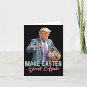Gör Påsk till Underbar igen, roligt Trump Vår Hunt Kort