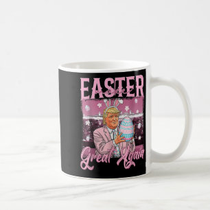 Gör Påsk Underbar igen, lustigt Trump Bunny Vår H Kaffemugg