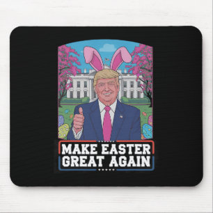Gör Påsk Underbar igen, lustigt Trump Bunny Vår H Musmatta