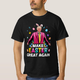 Gör Påsk Underbar igen Påskhare till en lättanvänd T Shirt