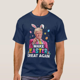 Gör Påsk Underbar igen Påskhare till en lättanvänd T Shirt