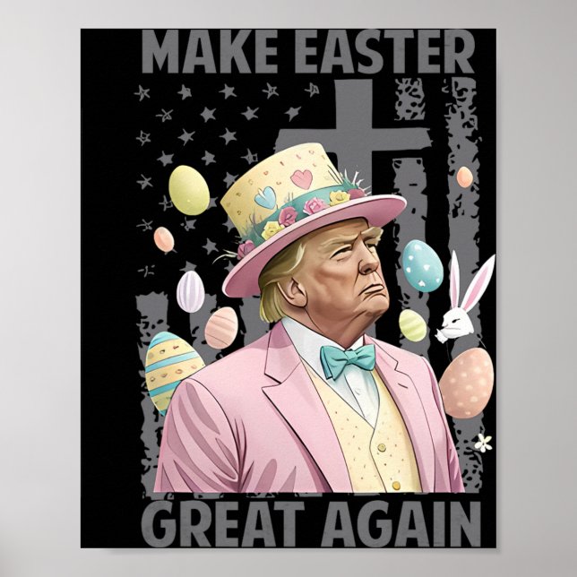 Gör Påsk Underbart igen till en lustig trupp, pres Poster (Framsidan)