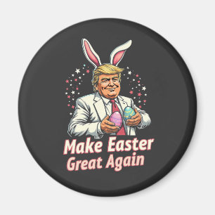 Gör Påsk underbart igen till Påsk Trump Eggs Magnet