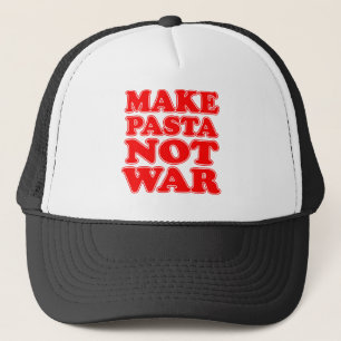 Gör pasta att inte kriga truckerkeps