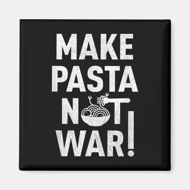 Gör Pasta Inte Krig  Magnet (Framsidan)