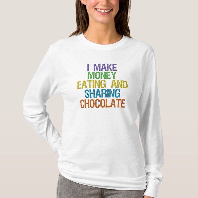 Gör pengar tee shirt (Framsida)