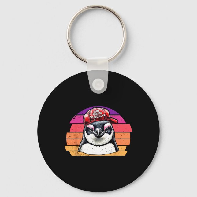 Gör penguin skattefri igen - Resistera Penguins Ag Nyckelring (Framsida)
