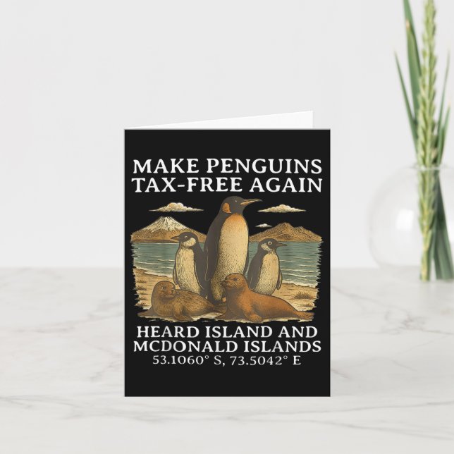 Gör Penguins skattefria igen till en lättfunnen tu Kort (Framsida)