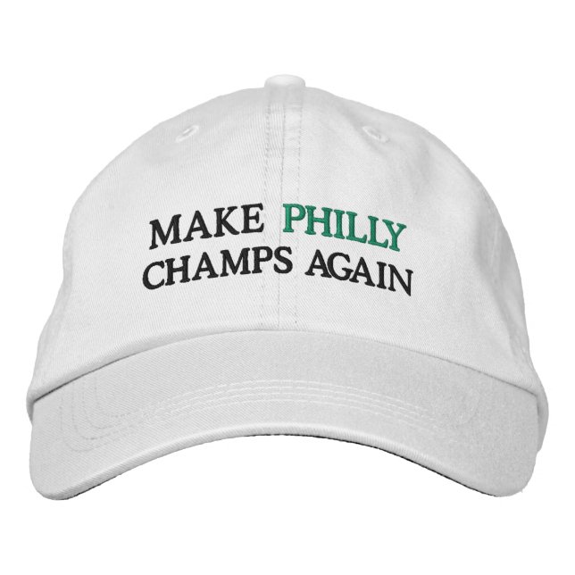 GÖR PHILLY CHAMPS IGEN BRODERAD KEPS (Framsida)