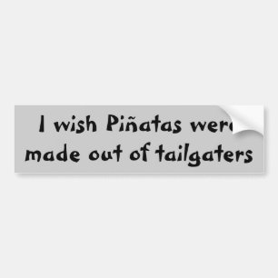 Gör Piñatas utanför Tailgaters Bildekal