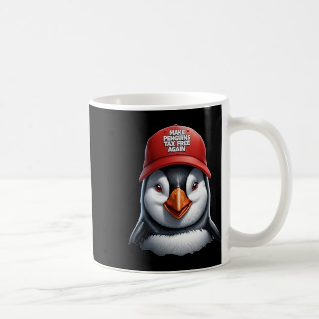 Gör pingvin skattefri igen - Motstå pingviner igen Kaffemugg (Höger)