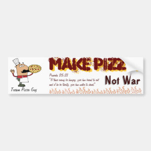 gör pizza bildekal