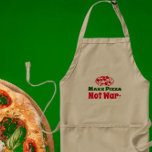 Gör Pizza till Krig Förkläde<br><div class="desc">Gör Pizza inte Krig - ett anti-krig-citat med en bit pizza . Från lagret i lumirala. Finns i tre olika storlekar.</div>