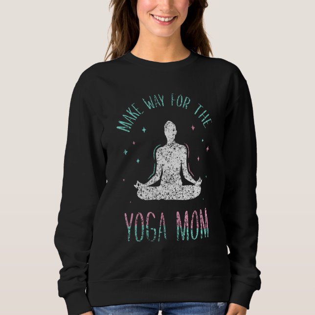 Gör Plats För Yogamamma Mors Dag Mamma Mor T Shirt (Framsida)
