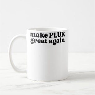 Gör Plur Stort Igen Edm Rave Festival Kaffemugg