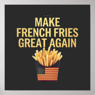 Gör pommes frites fantastiska igen, underbart roli poster