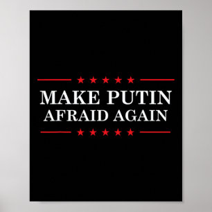 Gör Putin rädd igen - Stöd Ukraina och stoppa Poster