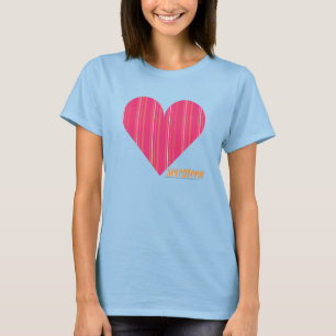 Gör randmagenta 4 tunnare tee shirt