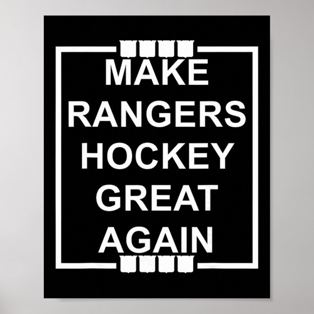 Gör Rangers Hockey Stora Igen  Poster (Framsidan)