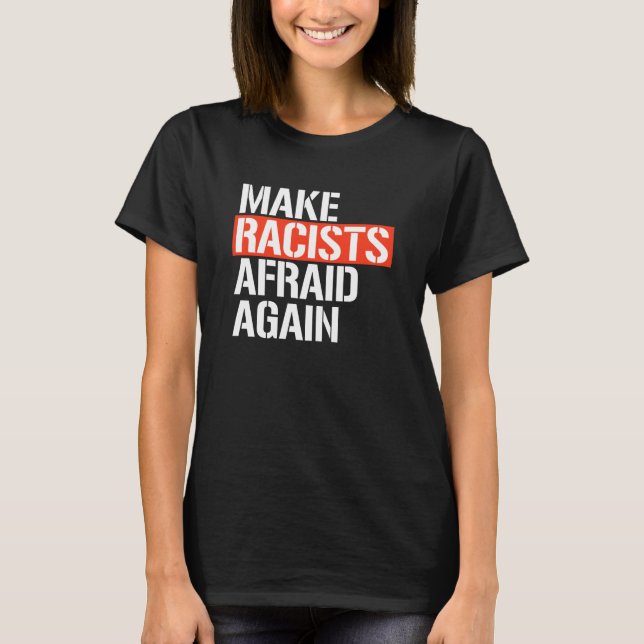 GÖR RASISTERNA RÄDDA IGEN T SHIRT (Framsida)