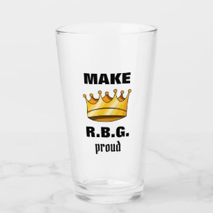 Gör RBG-proud Ruth Bader Ginsburg Beer-punkt Glaskopp