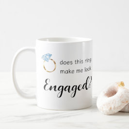 Gör Ring att jag ser engagerad Bröllop? Kaffemugg