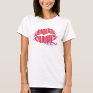 Gör rosa randar tunnare tee shirt