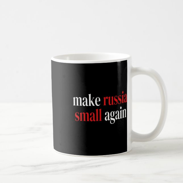 Gör Ryssland Liten Igen Ära åt Ukraina Slava Ukr Kaffemugg (Höger)