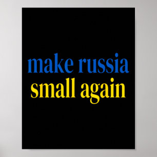 Gör Ryssland Liten Igen Ära åt Ukraina Slava Ukr Poster