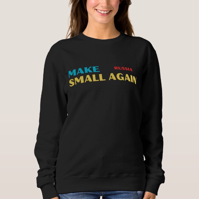 Gör Ryssland litet igen - djärvt Satiriska Påståen T Shirt (Framsida)
