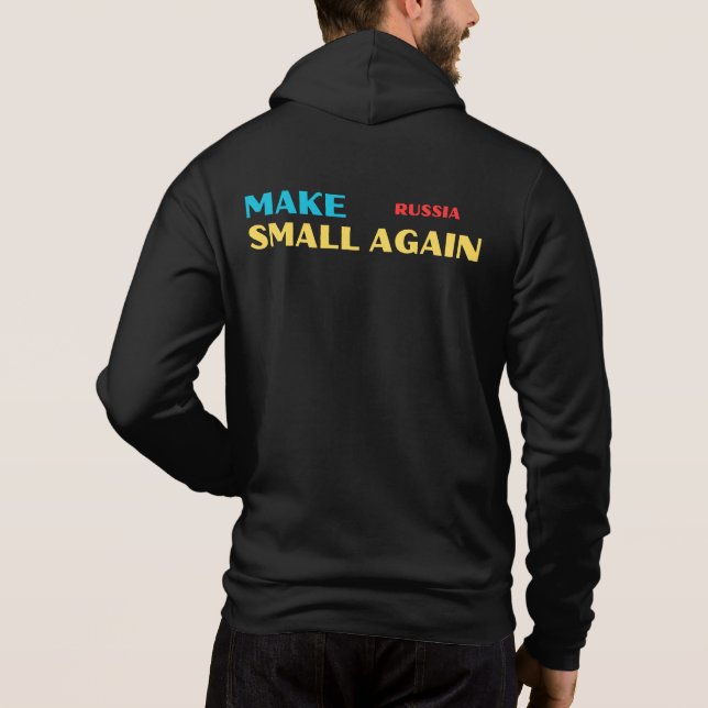 Gör Ryssland litet igen - djärvt Satiriska Påståen T Shirt (Baksida)