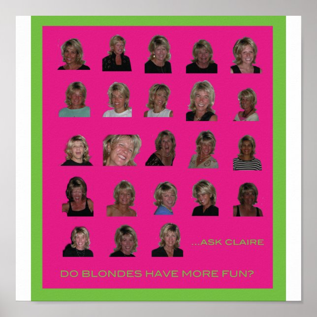 Gör så att blonderna har mer roligt poster (Framsidan)