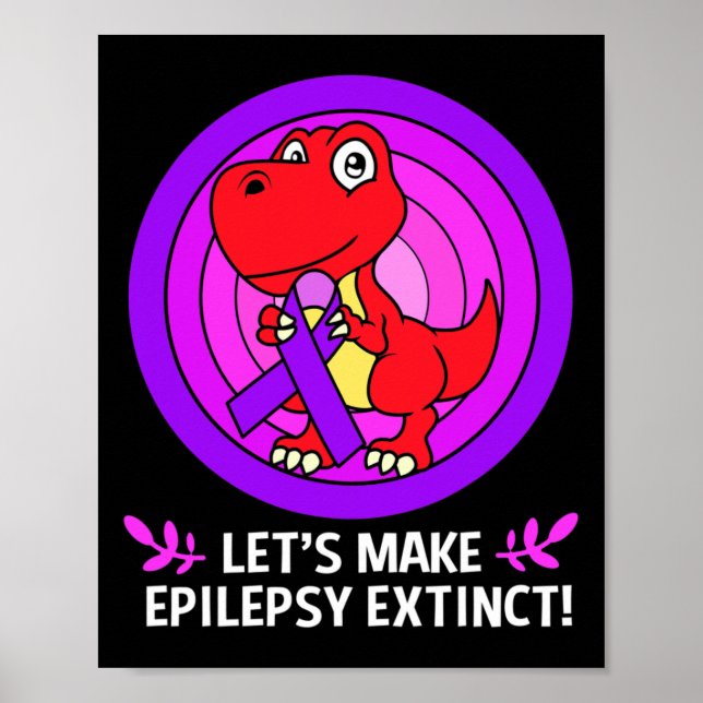 Gör så att epilepsi Utdödar medvetandegörande barn Poster (Framsidan)