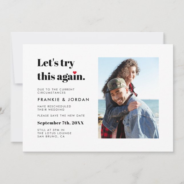 Gör så här om du vill ändra datumfoto i Bröllop Inbjudningar (Framsida)