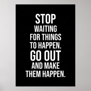 Gör Sak till verken - Gym, Hustle, Success, Inspir Poster