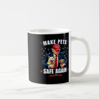 Gör sällskapsdjur Säkra igen, roligt Pro Trump 202 Kaffemugg
